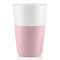 Набор чашек для латте, 360 мл, 2 шт, розовый