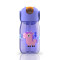 Бутылочка детская с силиконовой соломкой 415 мл фиолетовая