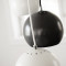 Лампа подвесная ball, 16х?18 см, хром в глянце, черный шнур